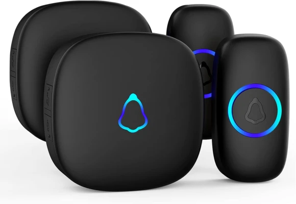 Wireless Doorbell with 2 Receivers, SECRUI