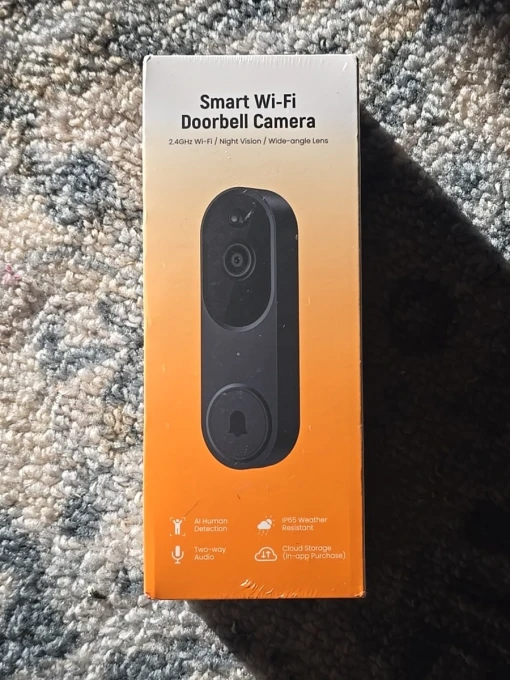 Wi-Fi Video Doorbell Camera with Two Way Audio, AI Motion Detection, Night Vision — Video Doorbell, Shenzhen Puge Electronics Co., Ltd.