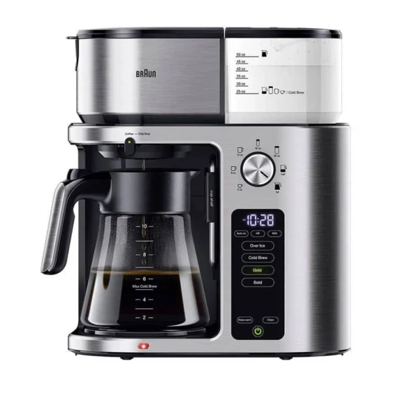 10-Cup Pod Free Drip Coffee Maker with Cold Brew — Coffee Maker, Braun