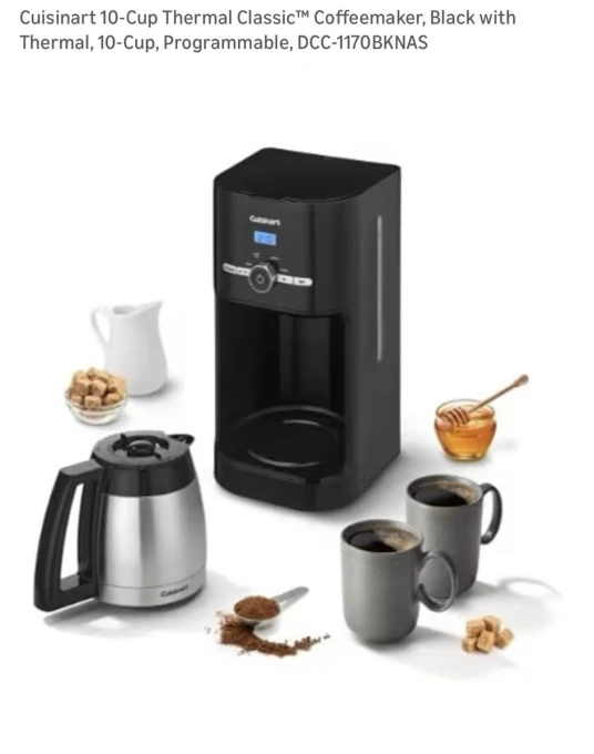 10-Cup Thermal Classic Coffeemaker — Coffee Maker, Cuisinart