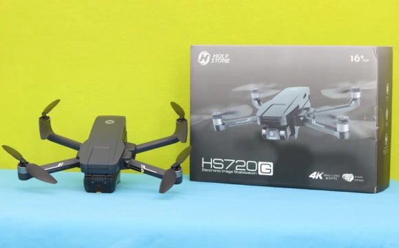 4K EIS Camera Drone with 2-Axis Gimbal, GPS Auto Return, Foldable Design — Drone, Holy Stone