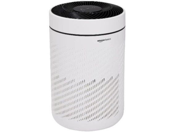 Air Purifier with 3-Stage Filtration, HEPA Filter, Covers Up to 1067 Sq ft — Air Purifier, Amazon Basics