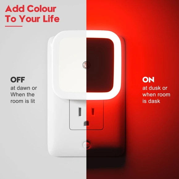 Dusk to Dawn Sensor LED Night Light 4-Pack, Sujeet