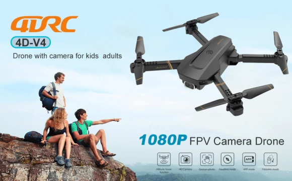 Foldable Mini Drone with Camera — Drone, 4DRC