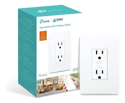In-Wall Smart Home Wi-Fi Outlet — Smart Plug, TP-Link