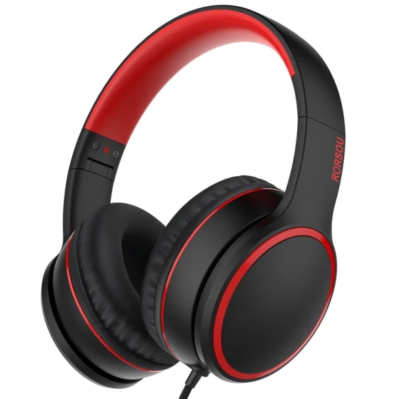 Over-Ear Headphones with Microphone, RORSOU