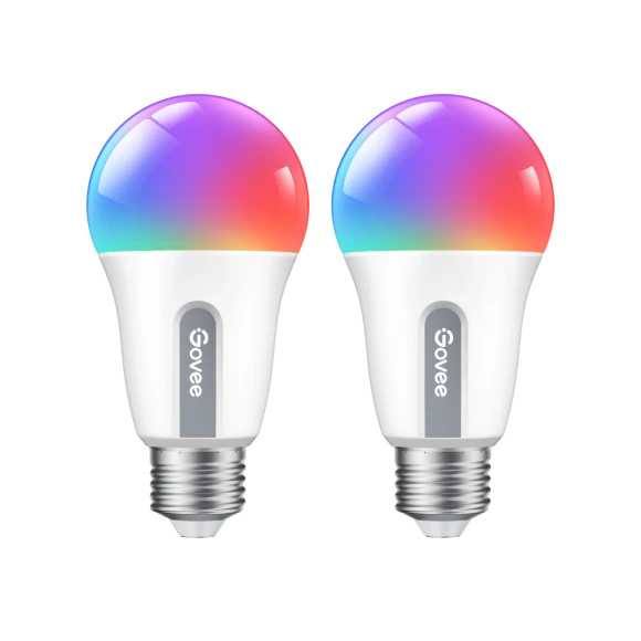 Smart Light Bulbs, Color Changing LED Bulbs, WiFi & Bluetooth, Music Sync, A19, 4 Pack — Smart Light Bulb, Govee