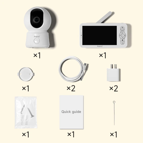 Video Baby Monitor with Camera and Audio — Baby Monitor, ARENTI
