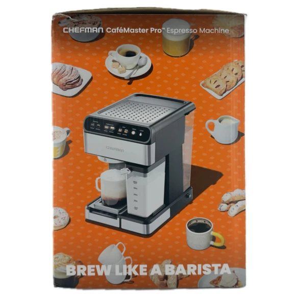 Digital Espresso Maker with Built-In Frother — Coffee Maker, Chefman