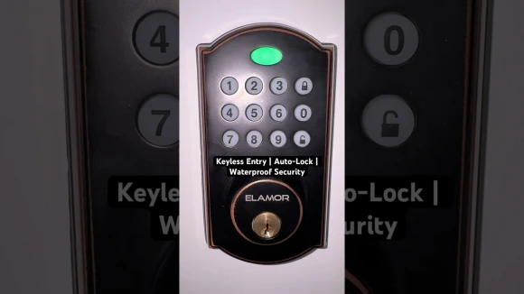 Electronic Deadbolt Lock with Keypads — Smart Lock, ELAMOR