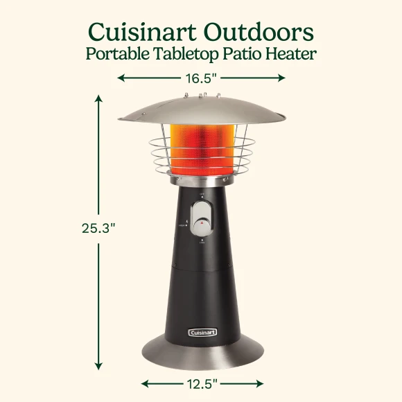 Portable Tabletop Patio Heater, Cuisinart