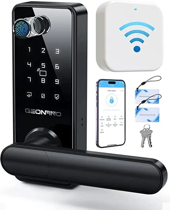 Smart Door Lock with Handle — Smart Lock, GEONFINO