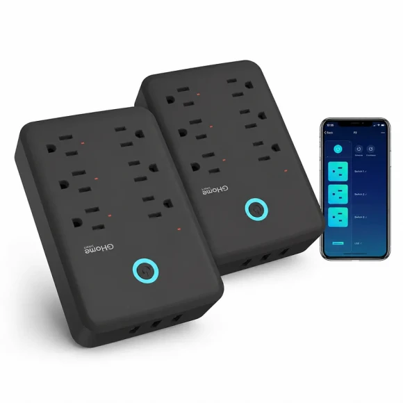 Smart Plug Outlet Extender with USB Wall Charger — Smart Plug, GHome Smart