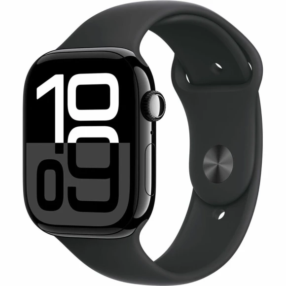 Series 10 GPS + Cellular 46mm Smartwatch with Black Sport Band — Smart Watch, Apple