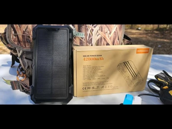 Portable Charger with Built-in Cables and Thermometer — Power Bank, GOODaaa