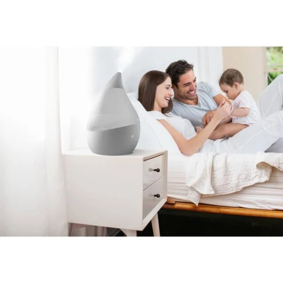 Ultrasonic Cool Mist Humidifier with Sound Machine, Night Light, Aroma Tray — Humidifier, Crane