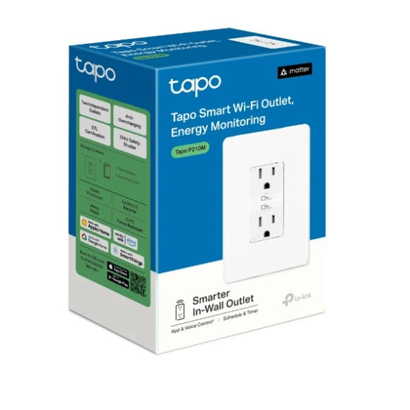 Smart In-Wall Outlet — Smart Plug, Tapo