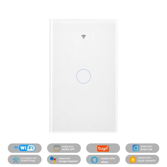Smart Touch Wall Light Switch — Smart Switch, MOES