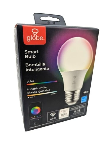 Color-Changing A19 LED Smart Light Bulb — Smart Light Bulb, GLOBE