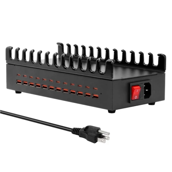 24 Port USB C Fast Charging Station, ALI SEA