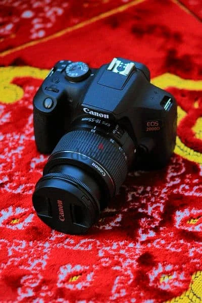 DSLR Camera with 18-55mm Lens and Accessories, Canon