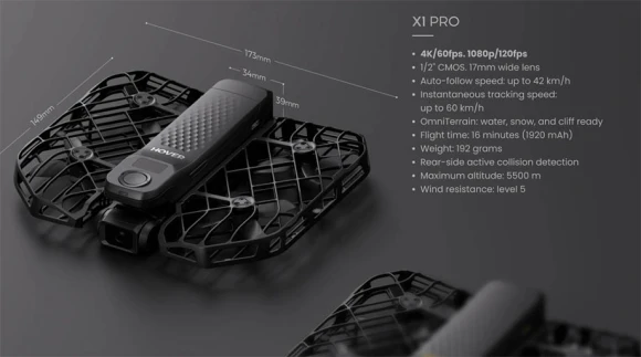 Action Flying Camera — Drone, HOVERAir