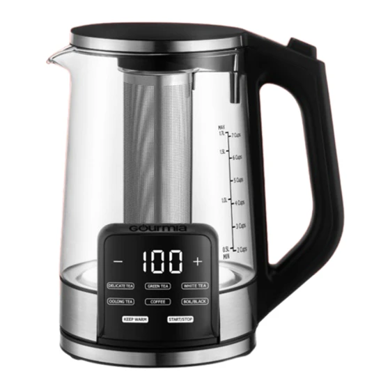 Electric Programmable Glass Kettle — Electric Kettle, Gourmia