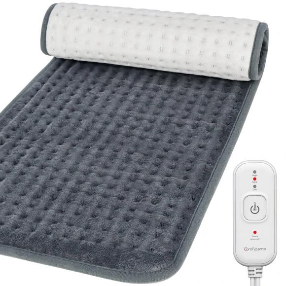 Heating Pad for Back Pain & Cramps Relief, Comfytemp