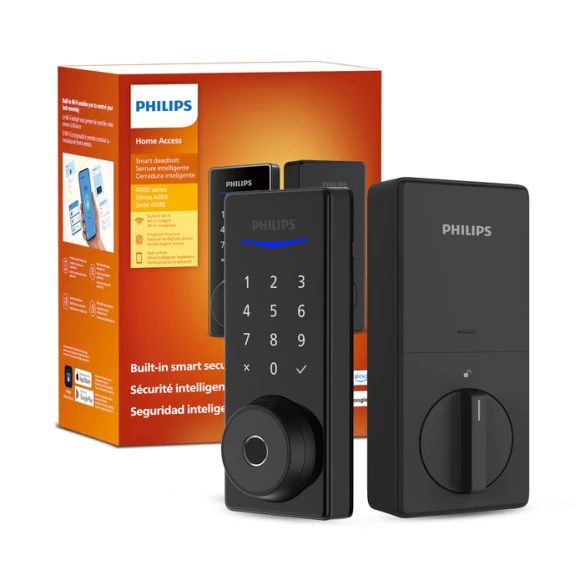 Built-in WiFi Smart Lock with Touchscreen and Fingerprint — Smart Lock, Philips