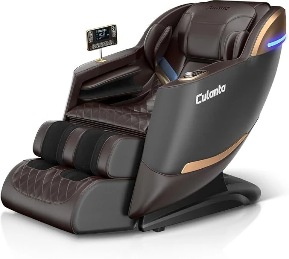 Massage Chair Full Body, Zero Gravity SL-Track Shiatsu Massage Recliner Chair with Body Scan, Airbags, Foot Rollers,... — Massage Chairs, Culanta