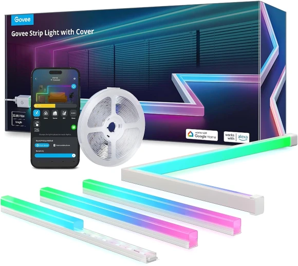 RGBIC LED Strip Lights with Covers — LED Strip Lights, Govee