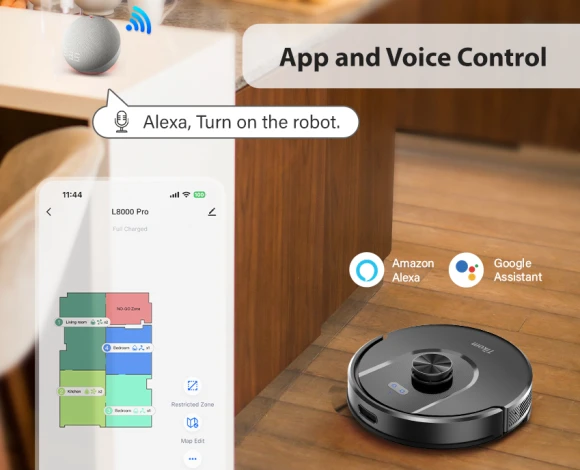 Robot Vacuum and Mop Combo — Robot Vacuum, Tikom