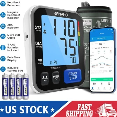 Smart Blood Pressure Monitor for Home Use — Blood Pressure Monitor, RENPHO