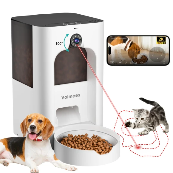 Automatic Pet Feeder with Camera and Laser Teaser — Automatic Pet Feeder, Volmees