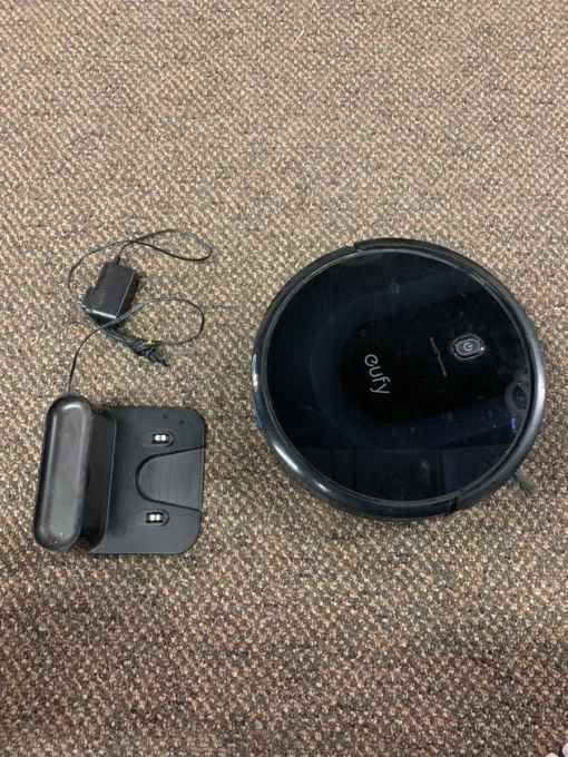 Certified Like-New BoostIQ RoboVac Robot Vacuum Cleaner, Super-Thin, Powerful Suction, Quiet, Self-Charging, Cleans Hard... — Robot Vacuum, eufy