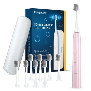 Electric Toothbrush with UV Cleaning Holder and Pressure Sensor — Electric Toothbrush, FUMEIKANG