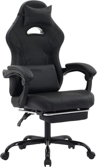Ergonomic Gaming Chair with Lumbar Massage — Smart Chairs, NIONIK