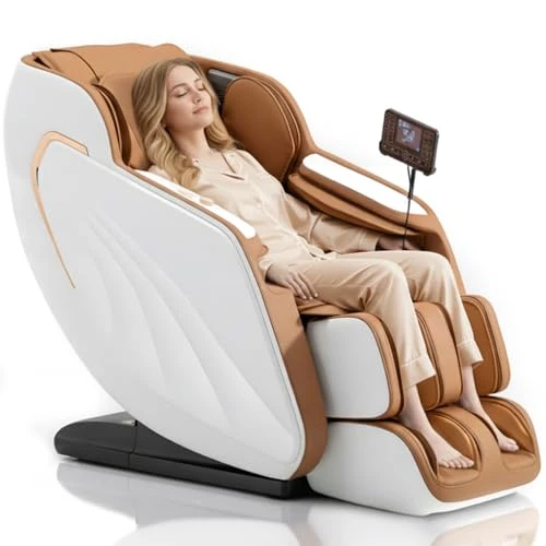 Full Body Zero Gravity Shiatsu Massage Recliner Chair with Heat, AI Voice Control, and Smart Screen — Massage Chairs, Msutree