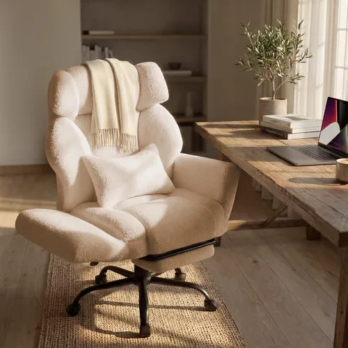 Office Chair with Flip Armrests, Reclining, Foot Rest, and Massage — Smart Chairs, Sofayonn