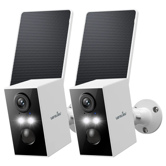 Security Camera Outdoor Wireless Solar Powered — Security Camera, Wansview