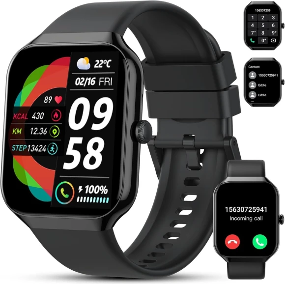 Smart Watch with Bluetooth Call and Health Monitoring — Smart Watch, Motast