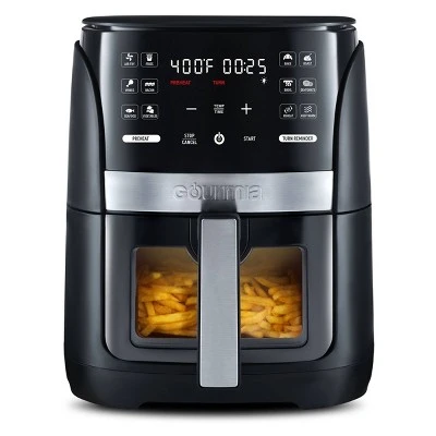 6 Qt Air Fryer with Digital Display and 12 Presets — Air Fryer, Gourmia