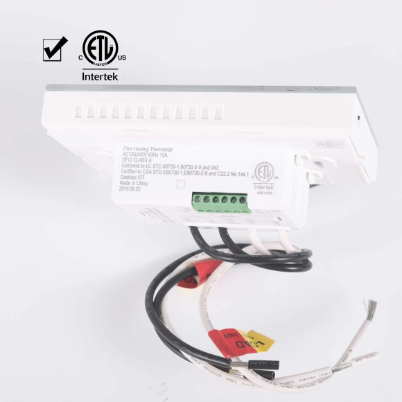 Programmable Thermostat for Radiant Underfloor Heating — Smart Thermostat, BOWSEN