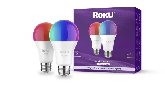 Smart Light Bulbs (Color, 2-Pack) — Smart Light Bulb, Roku