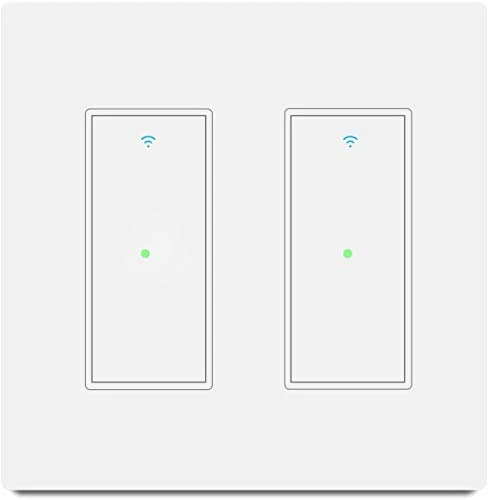 Smart WiFi Light Switch, Double Switch Button — Smart Switch, Youngzuth