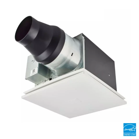 WhisperGreen Select Dual Speed Ceiling Mount Exhaust Fan, Designer Grille — Smart Fan, Panasonic