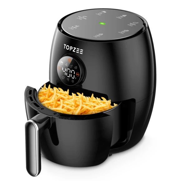2.1Qt Small Air Fryer - Compact Digital Mini Airfryer — Air Fryer, Topzee