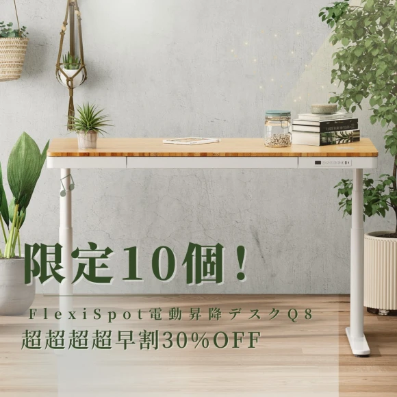 55" Bamboo Standing Desk, Dual Motor 3 Stages Adjustable Height Electric Computer Workstation with Wireless Charging,... — Standing Desk, FLEXISPOT