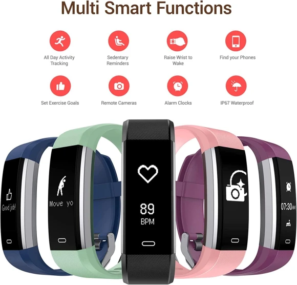 Fitness Tracker & Smart Watch — Fitness Tracker, POIUZET