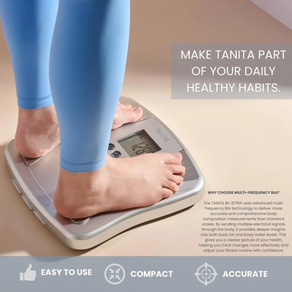 Multi-Frequency Digital Body Fat and Body Water Scale — Smart Scale, TANITA
